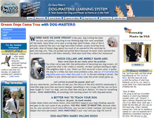 Tablet Screenshot of dogmastersystem.com
